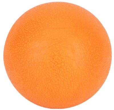 EXCITAT Yoga Massagebal - Anti-Stressbal - Massagebal - Anti-Stressbal - Geschikt voor het versterken van handen, polsen of onderarmen - Oranje - 6 cm