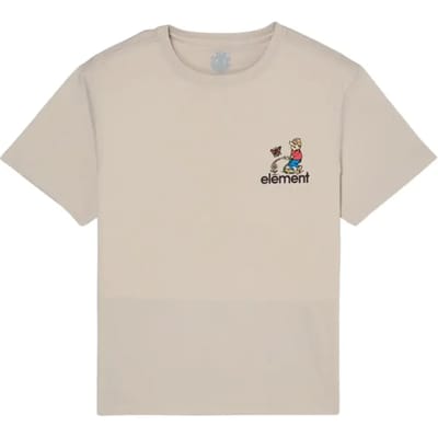 Element Gardening T-shirt Met Korte Mouwen Beige 14 Years Jongen