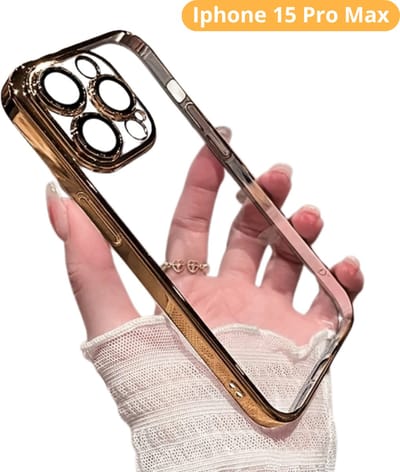 Nivard Telefoon Hoesje - Telefoonhoesjes - Phone Case - Shockproof - Premium Protection - Geschikt Voor iPhone 15 Pro Max - Goud