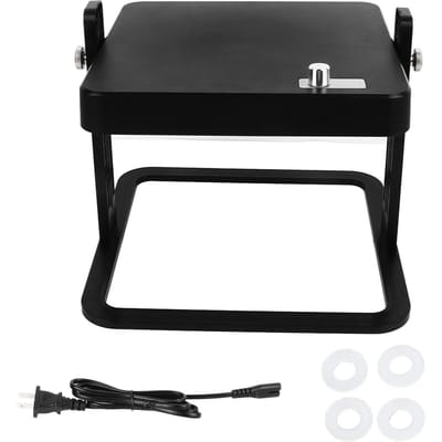 Kippen Broedmachine Verwarming Kuiken Verwarmingsplaat Instelbare Temperatuur Veilig Eenvoudige Installatie Kippenwarmer black