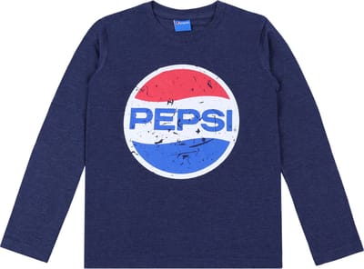 Grafiet PEPSI blouse met lange mouwen