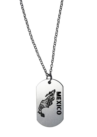 Akyol - mexico ketting - Piloot - toeristen - mexico cadeau - beste land - leuk cadeau voor je vriend om te geven