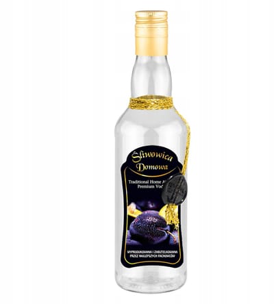 Bimberek - Decoratieve Fles - 500ml - Huisgemaakte Sliwowica - Sterk Glas