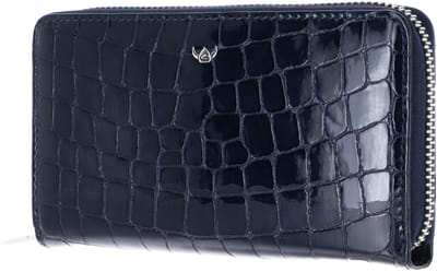 Golden Head Leren portemonnee Cayenne RFID Protect RV-Damenbörse 2804 Nachtblau donkerblauw