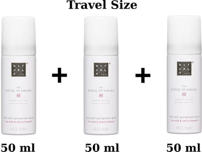 Rituals of Sakura Anti Transpirant Spray 50 ml x 3 = 150 ml - Anti Perspirant Spray