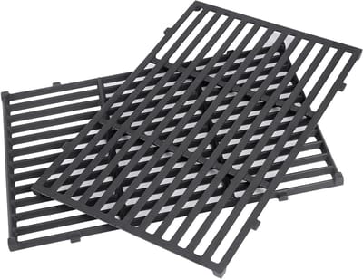 Grillroosters voor Weber Spirit 300-serie - set van 2 - gietijzer - 30 x 43,8 cm - vervangende kookroosters
