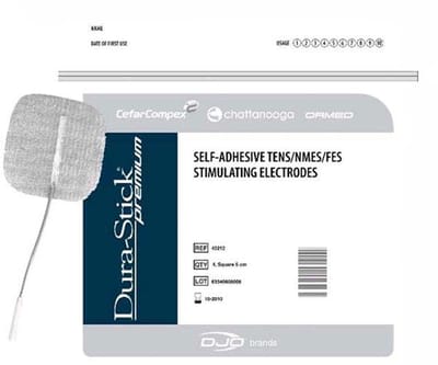 Chattanooga - DuraStick Premium 5x5cm vierkant - Elektroden