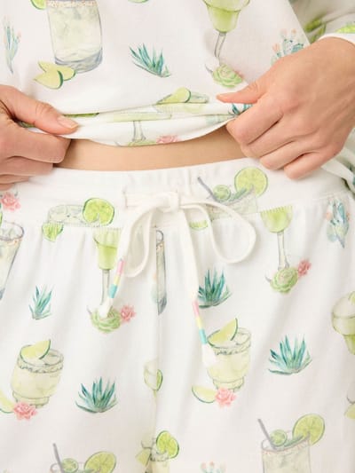 P.J. SALVAGE CO. Pyjamashorts Limes & Sunshine