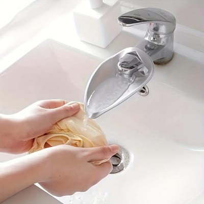 Kraanverlenger voor gootsteen, geschikt voor gootstenen in keuken en badkamer, geschikt voor dagelijks gebruik - zeer geschikt als cadeau voor in huis 1pc grijze kleur