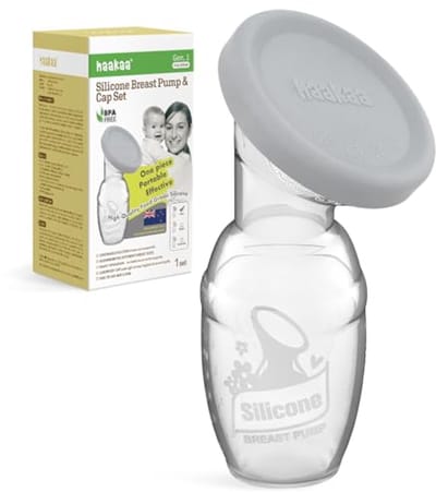 Handmatige Borstpomp met Siliconen Dop 100 ml – Perfect voor Borstvoeding