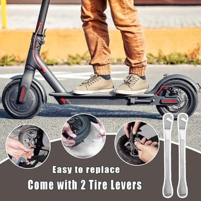 Dubbele dikte slijtvaste binnenbanden voor Xiaomi M365 elektrische scooter - opblaasbare reservebanden - 8 1/2 × 2 - 2 stuks