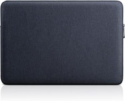 Beschermende 15.6 Inch Laptop Sleeve van Waterdicht Polyester, Geschikt voor Notebooks en Chromebooks, Donkerblauw en Gevoerd