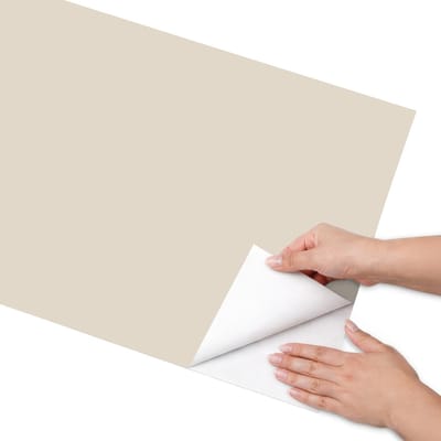 Coloray Meubel Wrap Folie - Beige Meubelfolie - 50x100 cm - Plakfolie Meubels Lichte steen - Decoratiefolie Zelfklevend - Minimalist Meubelfolie - Meubelfolie Zelfklevend - Badkamer decoratie - Achtergronden en patronen