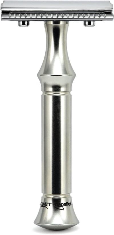 Scheermes Staal - Klassiek Scheermes - Glad Scheren - Gesloten Kam - 80 mm - Zilver