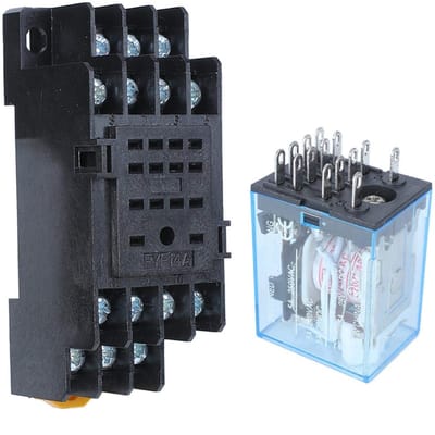 Store_9 - DIN Rail Relay - 4-Pool Automatische Schakelaar - Betrouwbaar - Geschikt voor DC en AC - Veelzijdige toepassingen - Hoogwaardige elektris...