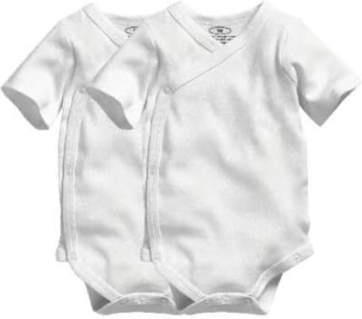 Playshoes - Rompers - 2 - Stuks - Wit - Korte - Mouw - Maat 44