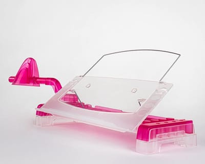 Documenthouder Bureau - Memohouder In-line - Ergonomisch Werken - Verstelbare Zijarm - 35.5 x 12.7 x 7.6 cm - Roze