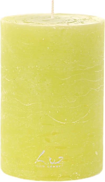Rasteli Luz Your Kaars Cilinder Groen-Lime Groen D 9 cm H 13 cm