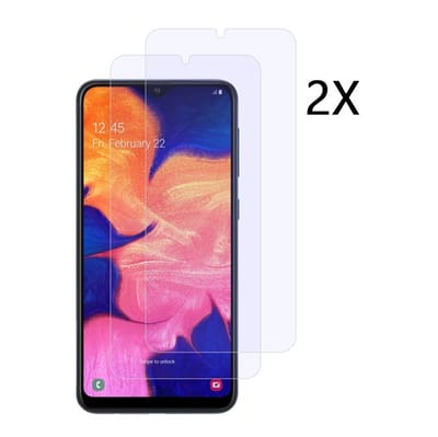 Ntech 2 Stuks Screenprotector Tempered Glass voor Screenprotector Geschikt voor Samsung Galaxy A10