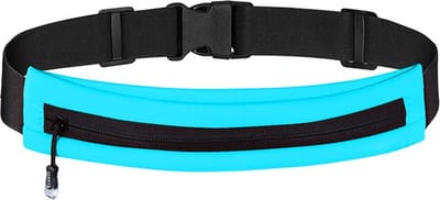 Weiniao Hardloop tasje opbergvak Sportheuptasje Wandeltas Joggingtasje Hardloopriem 6,7 inch smartphone - Telefoon - Sportband hoesje WN-01 - Blauw
