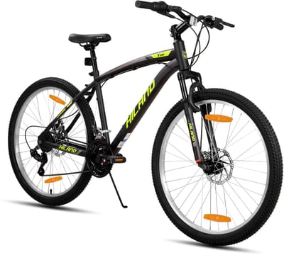 HILAND Ridge Mountainbike - 26 Inch - 18 Versnellingen - Robuust Stalen Frame - Dubbele Schijfremmen - MTB voor Heren & Dames