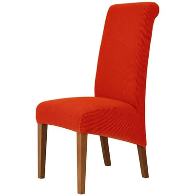 Hoge Rugleuninghoes Afneembaar Stoelhoes Banket Jacquard Verdikken Stoelen Spandex Hoes Stoelhoezen Eetkamer Hotel Thuis Chair Cover gray