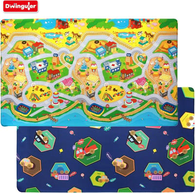 Speeltapijt - Kinderkleed - Veilig Spelen - Waterdicht & Hygiënisch - 230 x 140 cm - My Town