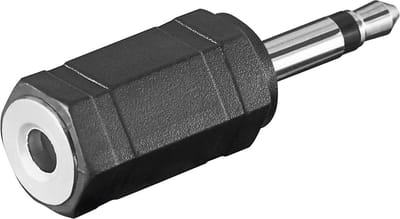 Pro Headphone AV / multimedia paneel AUX jack 3.5 mm mono Aan stereo