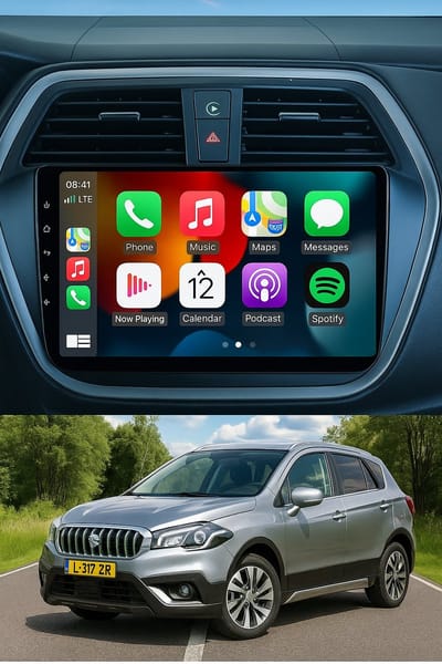 ADIVOX 9 inch T1 geschikt voor Suzuki SX4/S-Cross 2013-2021 CarPlay/Auto/WiFi/RDS/DSP/DAB+