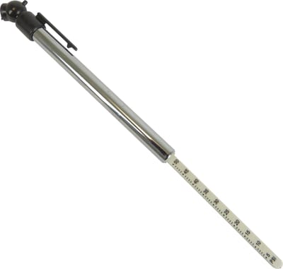 Carpoint Bandenspanningsmeter Penmodel Analoog Zilver/zwart