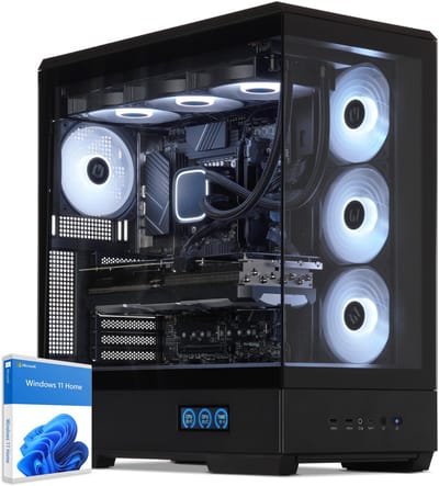 Sedatech Pro Gaming PC Waterkoeling XL Vision • AMD Ryzen 5 7600X3D 6x 4.1GHz • Geforce RTX5070Ti • 32Gb DDR5 • 2Tb SSD M.2 • WiFi • Bluetooth, USB C 4.0 • Windows 11 • Desktop computer