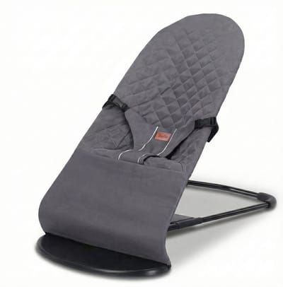 BayBoo Wipstoel Grijs - Baby Bouncer - Makkelijk Meenemen - Swing Stoel