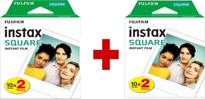 Fujifilm Instax Square Film - Wit kader - 4 x 10 stuks