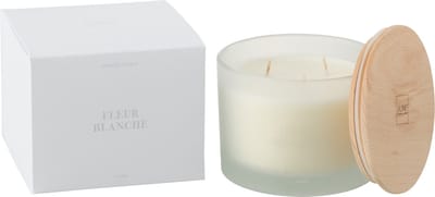 J-Line geurkaars Accords Essentiels - Fleur Blanche - wit - 28U