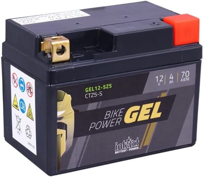 Krachtige 12V Gel Motoraccu - Onderhoudsvrij met 30% Meer Startvermogen voor Scooters en Motors
