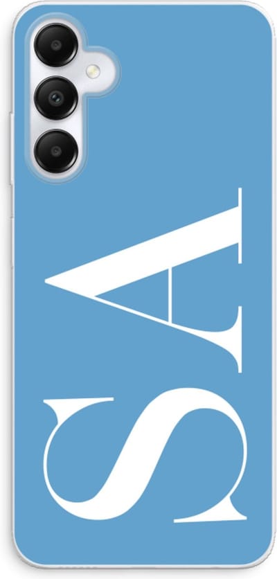 Gepersonaliseerd - Case Company® - Hoesje geschikt voor Samsung Galaxy A05s hoesje - Monogram N°2 - Soft Cover Telefoonhoesje - Bescherming aan alle Kanten en Schermrand