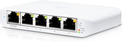 Ubiquiti UniFi Switch FLEX Mini - Netwerkswitch - Managed Netwerkswitch - 5 poorten - 5 pack