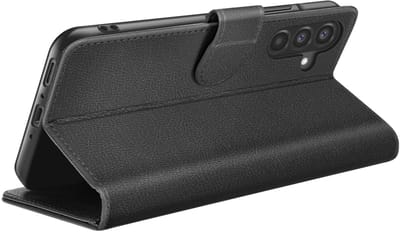 Zanae, Hoesje geschikt voor Galaxy A56 / A36 - Wallet Case & Magneetsluiting, Zwart