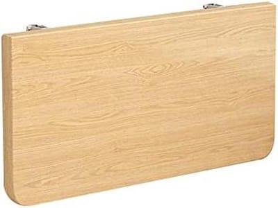 Opvouwbare Wandtafel - Wandbureau Klaptafel - Ruimte Besparen - Duurzame Constructie - 2.5 cm dik - Houtkleur