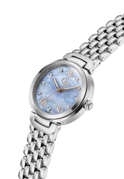 Gc Gc Allure Quartz Analoog Horloge Zilver Kast: 100% Roestvrij Staal | Bracelet 100% Roestvrij Staal 34 mm Z64001L1, Z64002L1, Z64003L3