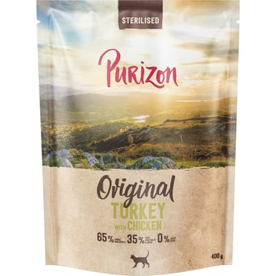 Purizon Gesteriliseerd Adult Kalkoen & Kip - graanvrij - Nieuw Receptuur: 400 g