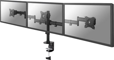 Neomounts NM-D135D3BLACK Monitorarm 3 schermen - 10-27" - 0-8 kg/scherm - zwart