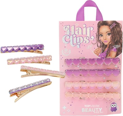 Depesche TOPModel haarspeldjes met hartjes BEAUTY and ME Opmaken en sieraden