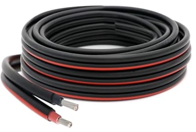 Zonnekabel 2 x 6 mm² voor fotovoltaïsche installaties - 5 meter