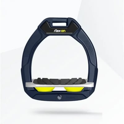 Veiligheidspinnen voor paardrijden Incliné Grip Marine/Grijs/Geel kind Flex-On Safe-On