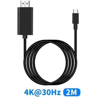USB C naar HDMI Kabel 4K 60Hz Type C Adapter HD TV Video Conversiekabel TV Converter voor iPhone MacBook Air iPad Samsung Laptop 30HZ