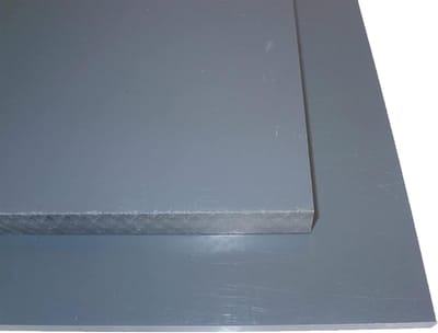 Hard PVC Platen - Kunststof Plaat - Bouw Projecten - Op Maat Gesneden - 300 x 800 mm - Grijs
