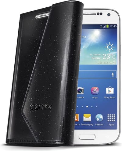 Celly Case Wally Lady Galaxy S4 Mini Black