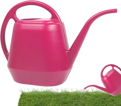Tuin gieter - Bloemen waterkan - Planten water geven - Verlengde tuit - 4 liter - Felroze