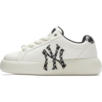 MLB Chunky Classic 24SS New York Yankees Antislip Lage Sneakers Unisex Sneakers Zwart Wit 3ASXCBH4N-50BKS 36.5